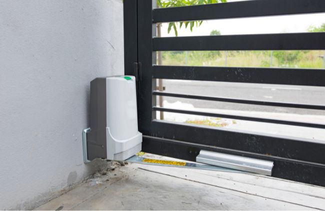 Compact motor for automatic sliding gate installed by Auto Gate Guys Sydney, specialists in motor gate installation and repairs Compact motor for automatic sliding gate installed by Auto Gate Guys Sydney, specialists in motor gate installation and repairs