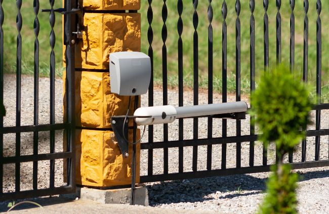 Auto swing gate opener installed by Auto Gate Guys Sydney. Reliable and secure automatic gate system for rural or residential properties Auto swing gate opener installed by Auto Gate Guys Sydney. Reliable and secure automatic gate system for rural or residential properties