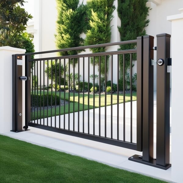 Automatic swing gate in Sydney combining strong automation with a clean, modern design by Auto Gate Guys Sydney